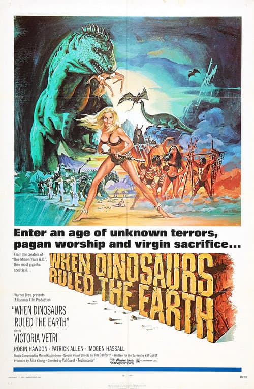 When Dinosaurs Ruled the Earth poster